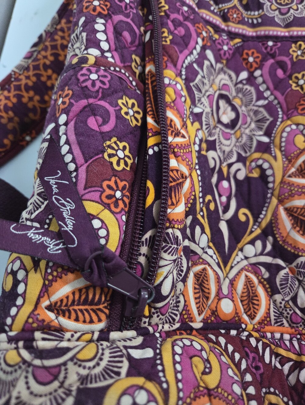 Vera Bradley Backpack With Built In Computer Compartment - Picture 2 of 9